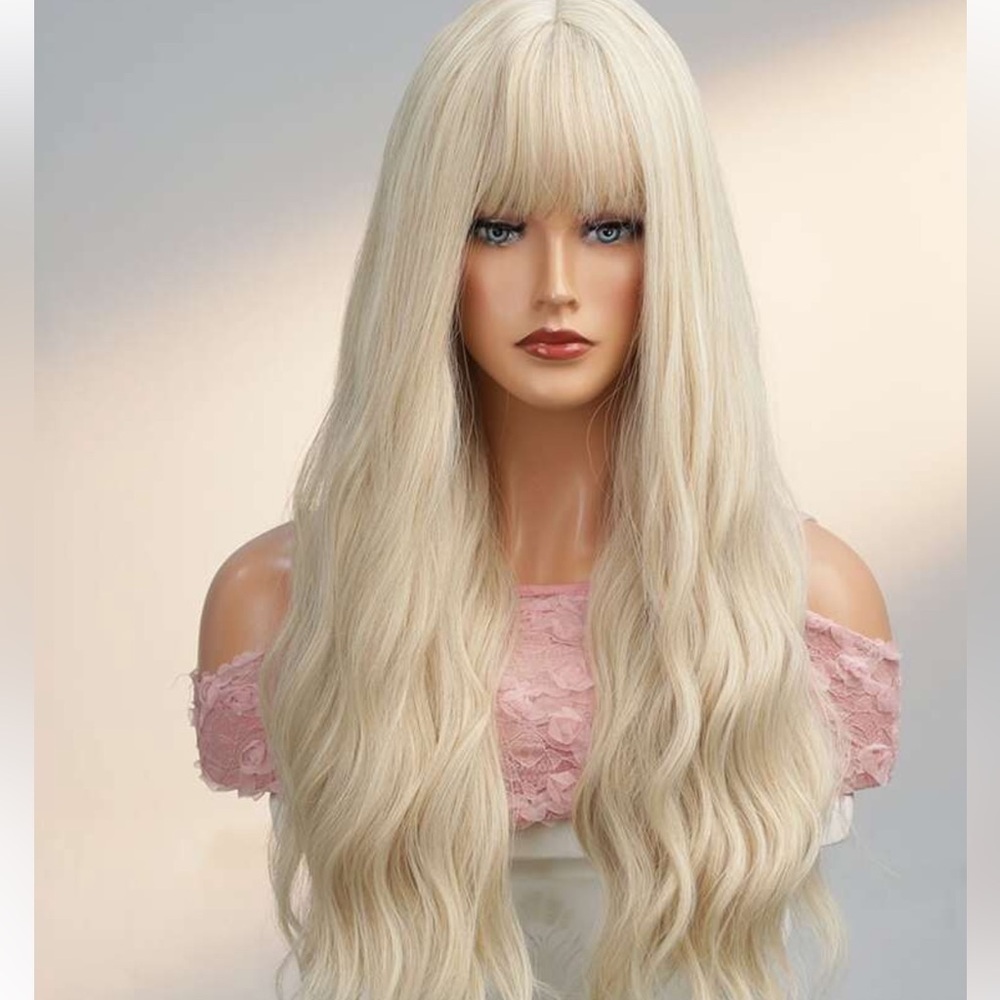 Long Wavy Blonde Wig ๐ฉท - Picture 8 of 8